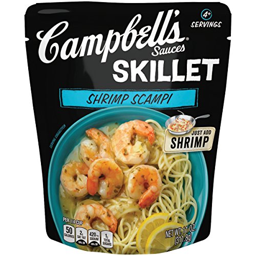 Campbell's Skillet Sauces, Shrimp Scampi, 11 Ounce Can, Pack of 6