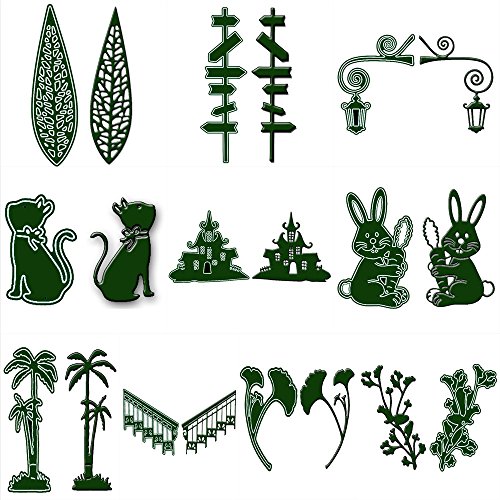 Transer Metal Die Cutting Dies Stencil For DIY Scrapbooking Album Paper Card Decor Craft (A)