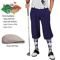 Argyle Paradise Outfit - Mens FFFF: Navy Taupe and