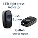 SadoTech Wireless Doorbells for Home, Apartments, Businesses, Classrooms, etc. - 1 Door Bell Ringer & 1 Plug-In Chime Receiver, Battery Operated, Easy-to-Use, Wireless Doorbell w/LED Flash, Black