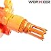 Worker Aluminum Alloy Front Tube Decorative Cap with Screw Thread for nerf modified blasters - Orange