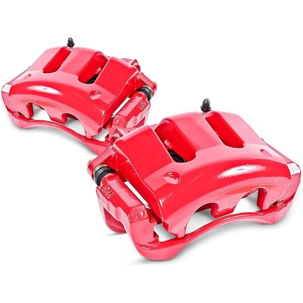 Amazon.com: Power Stop Front S7148 Pair of High-Temp Red Powder