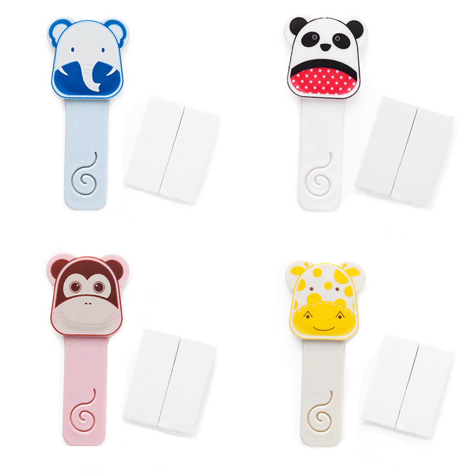 Photo 1 of 4Pcs Toilet Seat Lifter, Self-Adhesive Closestool Seat Lid Handle Toilet Bowl Cover Raiser, Lid Lifter, Bathroom Accessories for Home, Office, Hotel, Handle Hygienic Clean Avoid Touching