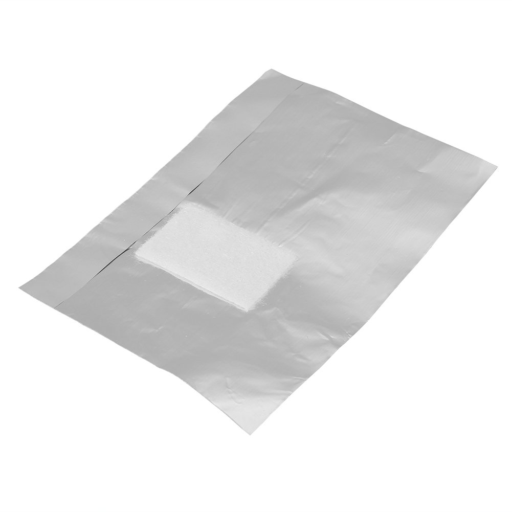 100 x Aluminium Foils with Nail Polish Nail Art Manicure Remover Gel Pad Tin Paper