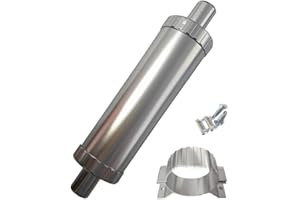 Upgraded Stainless Steel Muffler for Parking Heater Noise and Exhaust Reduction, 24mm Diameter, Designed for Use with Diesel 