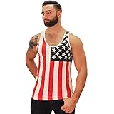 American Summer US Flag Men's Tank Top