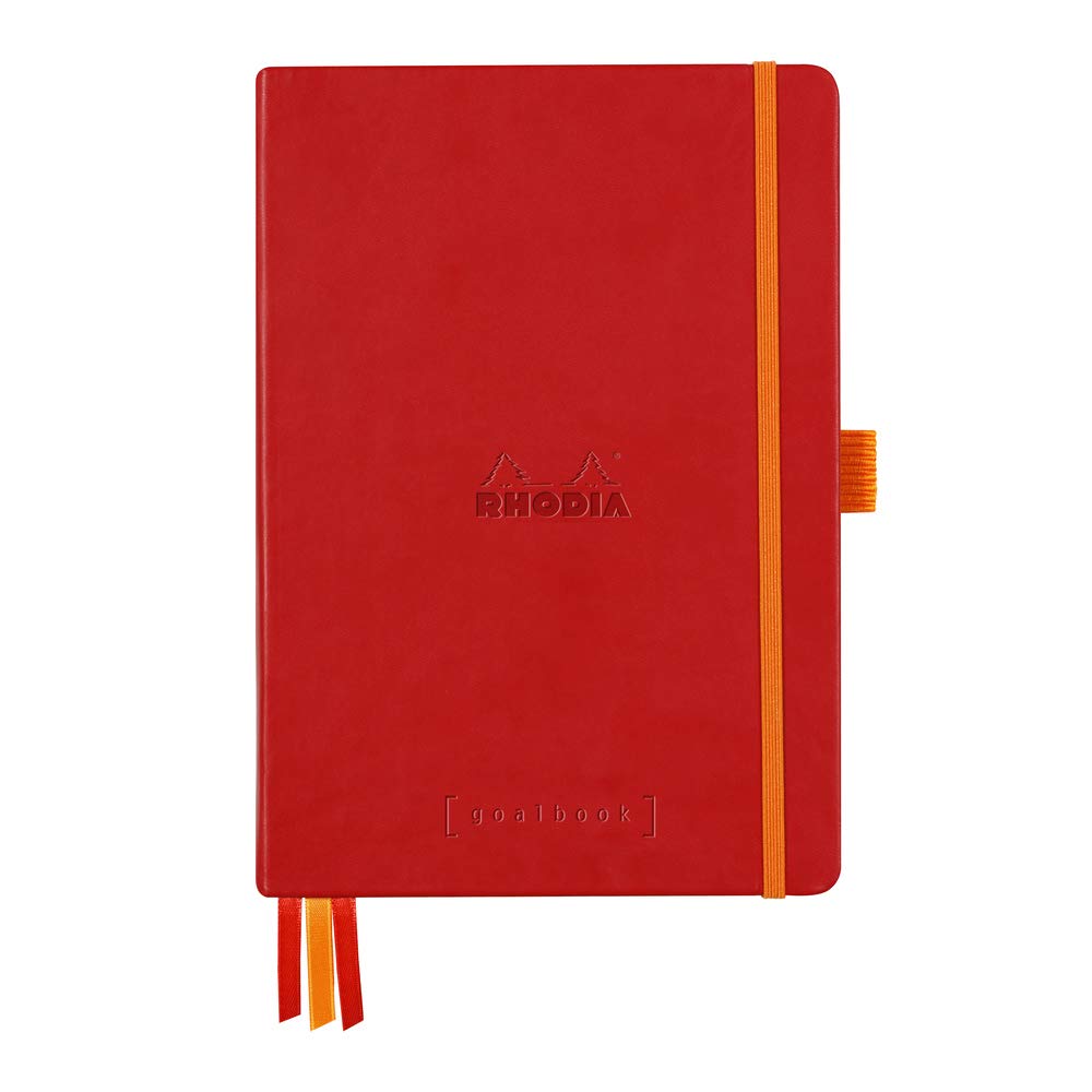 Rhodia Hardcover Goal Book, A5, Dot - Poppy
