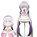 Cfalaicos Kobayashi-san Chi no Maid Dragon Miss Kobayashi's Dragon Maid Kanna Kamui Kamuy Kobayashi Cosplay Wig +1 Set Hair Accessories ( 6 PCS )