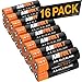 16 Pack AA Batteries [9 Years] Premium LR6 Alkaline Battery 1.5 Volt Non Rechargeable Batteries for Watches Clocks Remotes Games Controllers Toys & Electronic Devices - 2027 Expiry Date