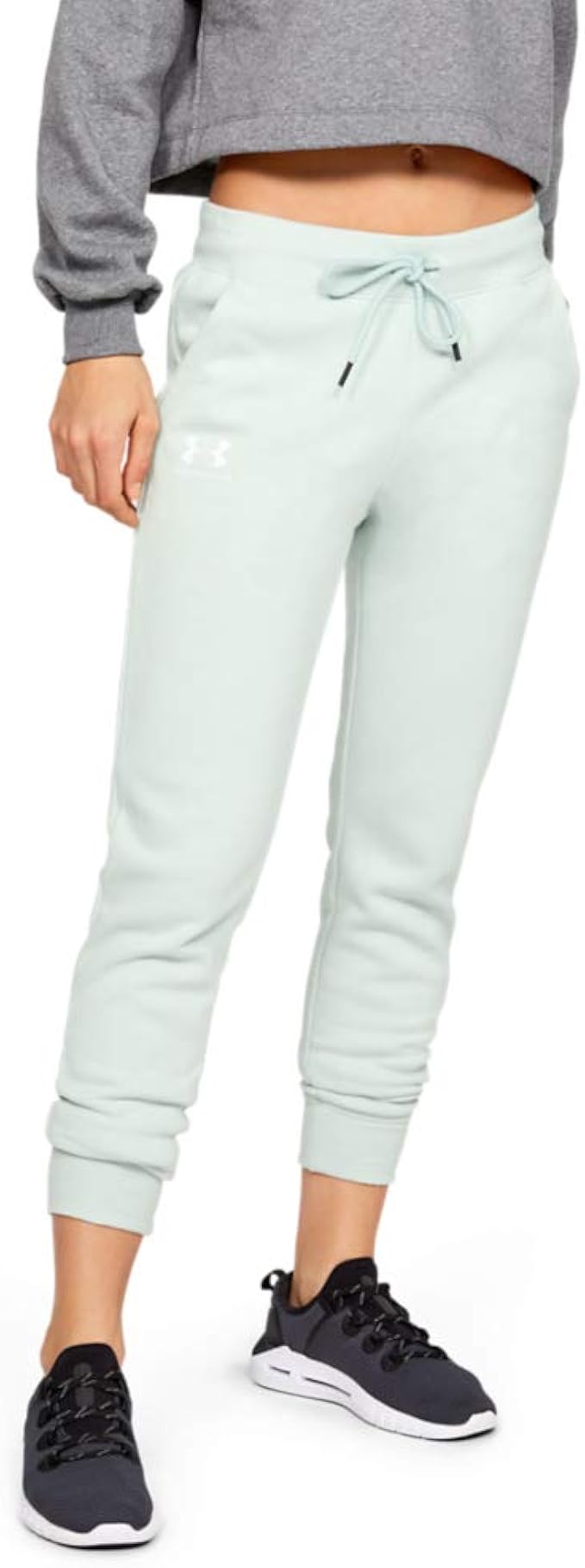 under armour women's rival fleece sportstyle graphic joggers