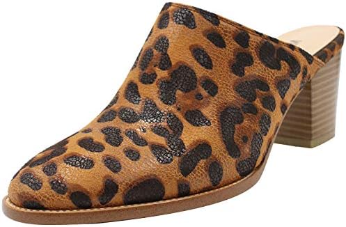 animal print slides mules