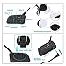 Motorcycle Communication Headset Helmet Bluetooth Dual Intercom Full Clip Speaker Headphone 6 Riders Talk for Skiing, Camping, Hiking, Scooter, Gokart, 4 Wheeler, ATV Vnetphone(1 Pack)