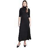 Vince Women's Elbow Sleeve Turtleneck Dress