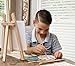 26-Piece Kids Canvas Painting Set - Arts and Crafts Easel Supplies Kit - Includes Wood Art Easel, Kid Canvases, Acrylic Paint, Kid Paint Brushes, Palette and More! Ages 5 and Up, by FyneArt