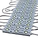 REXTiN Super Bright 200pcs 3 LED Module Blue 5050 SMD 66-72LM Each Module Waterproof Decorative Light for Letter Sign Advertising Signs with Tape Adhesive Backside
