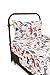 Where The Polka Dots Roam Animals Queen Size 4 Pieces Bedding Set, Super Soft Bedding, 1 Fitted Sheet, 1 Flat Sheet, 2 Pillowcases, Bedsheets for Kids, Boys, Girls, Forest and Wild Animals Bedding