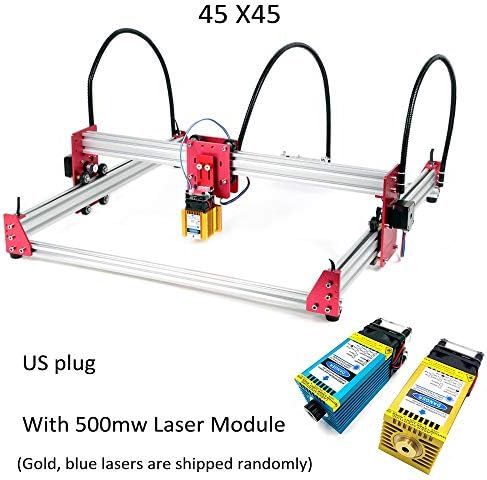 Laser Engraving Machine 45x45CM Laser Engraving Machines CNC Laser Printer Engraver with 500MW Laser Head