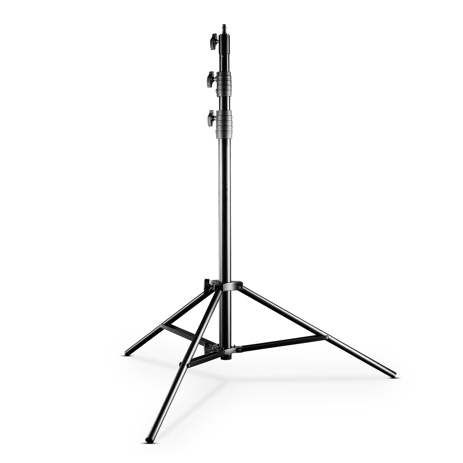 Walimex pro AIR Jumbo 290 lamp tripod 290cm - air-damped aluminum light tripod, 2.9m max height 20 kg load capacity, stable & comfortable light tripod for film photography studio outdoor
