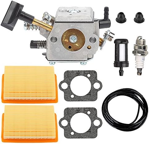 Butom Carburetor with Air Fuel Filter Gasket for STIHL BR340 BR400 BR340L BR320 BR380 BR420 BR420C SR340 SR420 SR380 Backpack Blowers Replace 4203-120-0601 4203-120-0603