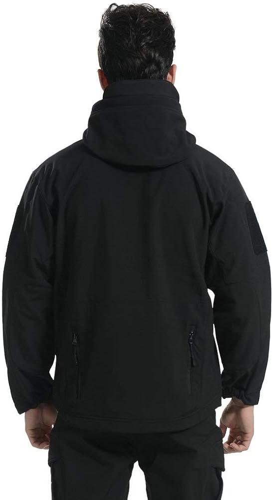 ANTARCTICA Men's Outdoor Waterproof Soft Shell Hooded Military Tactical Jacket: Clothing
