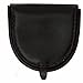 100% Leather Horse Shoe Style Change Purse Brown #6223