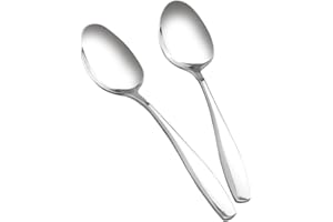 Ggbin Stainless Steel Dinner Buffet Serving Spoons, Set of 6