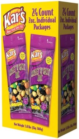 Kar's Nuts Sweet 'n Salty Mix, 24 Count Caddy, 3.0 Pound Boxes (Pack of 2)