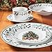 Gibson Home Tree Trimming 20 Piece Dinnerware Set - Christmas Theme