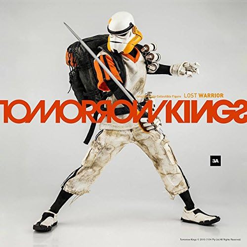 Hong Kong Toy Designer 3A 3AA THREEA 1/6 TOMORROW KINGS POPBOT LONELY STAR WARRIOR TK DIRTY SERGEANT White Rare Action Figure 1pc