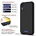 Battery Case for iPhone Xr, 5500mAh Conqto Portable Protective Power Charging Case Compatible with iPhone Xr(6.1 inch) Rechargeable Extended Battery Charger Case Power Bank Charging Case Cover-Black