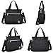 Tote Handbags,Crossbody Bags for Women,ZYSUN Nylon Lightweight Satchel Shoulder Bag (2-black)