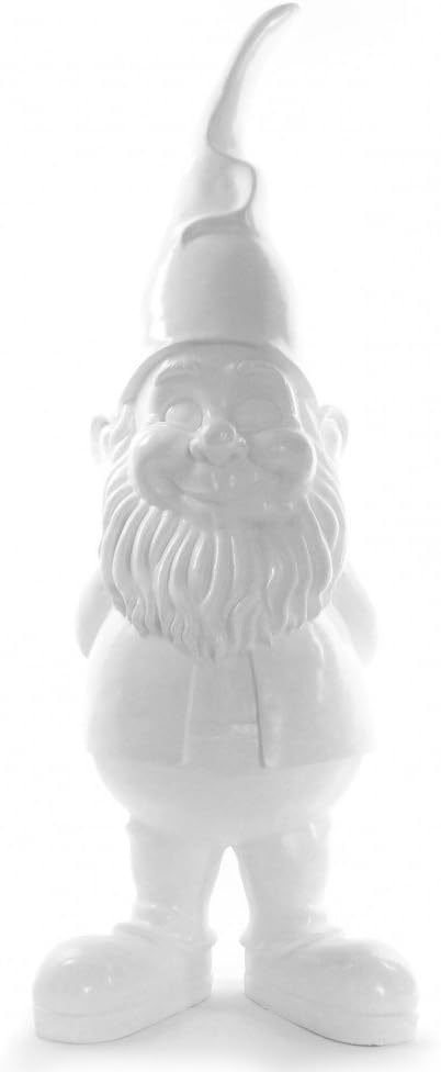 King Statue Gartenzwerg Weiss 100 Cm Amazon De Garten