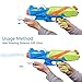 iBaseToy 2 Pack Super Water Gun, 10M Long Range Squirt Guns Water Soaker Blaster for Kids Adults,1000CC/ 570CC High Capacity Squirt Toy Water Fighting Toys for Boys Girls