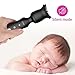 XUANAI Automatic Heating Wand Massager with 12 Powerful Speeds & Astonishing Vibration Modes, Rechargeable Handheld Body Massager for External Elvet-Smooth Sensation 100% Waterproof (Black)