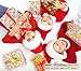 10x13 100-Pack Santa Face Designer Poly Mailers, Ohuhu Christmas Shipping Mailer Bags Sealed Christmas Holiday Gifts Bag Xmas Mailer Packages with Self Adhesive Strip, Pink