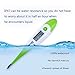 PrSung Digital Baby Thermometer - Medical Thermometer Fast 15 Seconds Reading by Oral Rectal Underarm and Axillary for Infant Adult Kids - FDA Approved