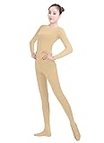 Ensnovo Womens Spandex One Piece Unitard Full