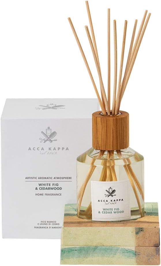 Acca Kappa White Fig & Cedarwood Home Diffuser with Sticks, 250 ml