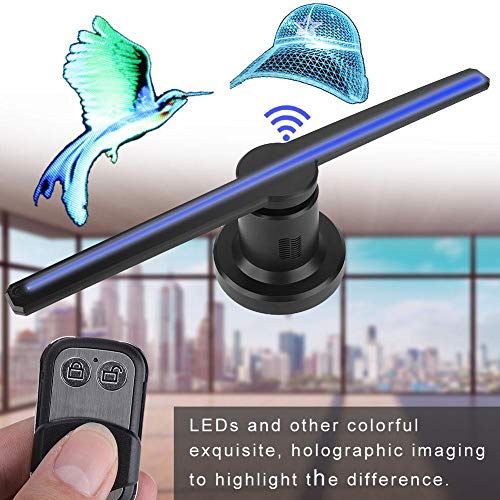 Shentesel Holographic Imaging 3D LED Fan Advertising Display Light 43cmUS Plug