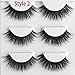 3D Mink Hair False Eyelashes Criss-cross Wispy Fluffy 25mm Lashes Handmade Eye Makeup Tools