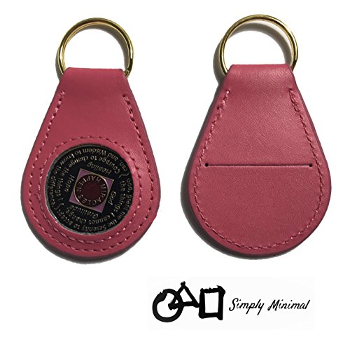 NA AA Recovery Coin Holdef Birthday Medallion KeyChain Sleeve Case Holder
