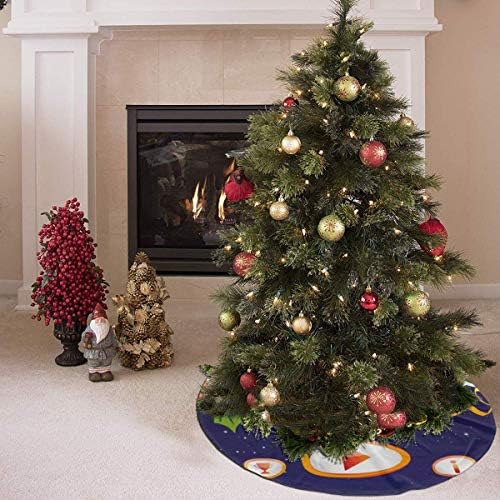 かわいいバニークリスマスツリースカートメリークリスマスツリー クリスマスの装飾のためのツリースカートお祝いの休日の装飾36インチ B081k42mt8 625円