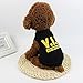 Howstar Pet Shirt, VIP Printed T Shirts Dogs Summer Vest Puppy Pet Clothing Apparel (M, Black)