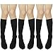 Hippih 3 Pairs Girls Socks Cotton Over Calf Knee High Socks