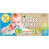 Green N Pack Easy-Tie Scented Baby Diaper Sacks / Diaper Bags 200-Count
