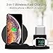 Wireless Charger 3-in-1,Wireless Charging Stand Compatible with iPhone X/Xs Max/XR/Samsung S10 /S9+/Note 8,Wireless Charging Station Compatible with iwatch Series 1/2/3/4 +Airpods