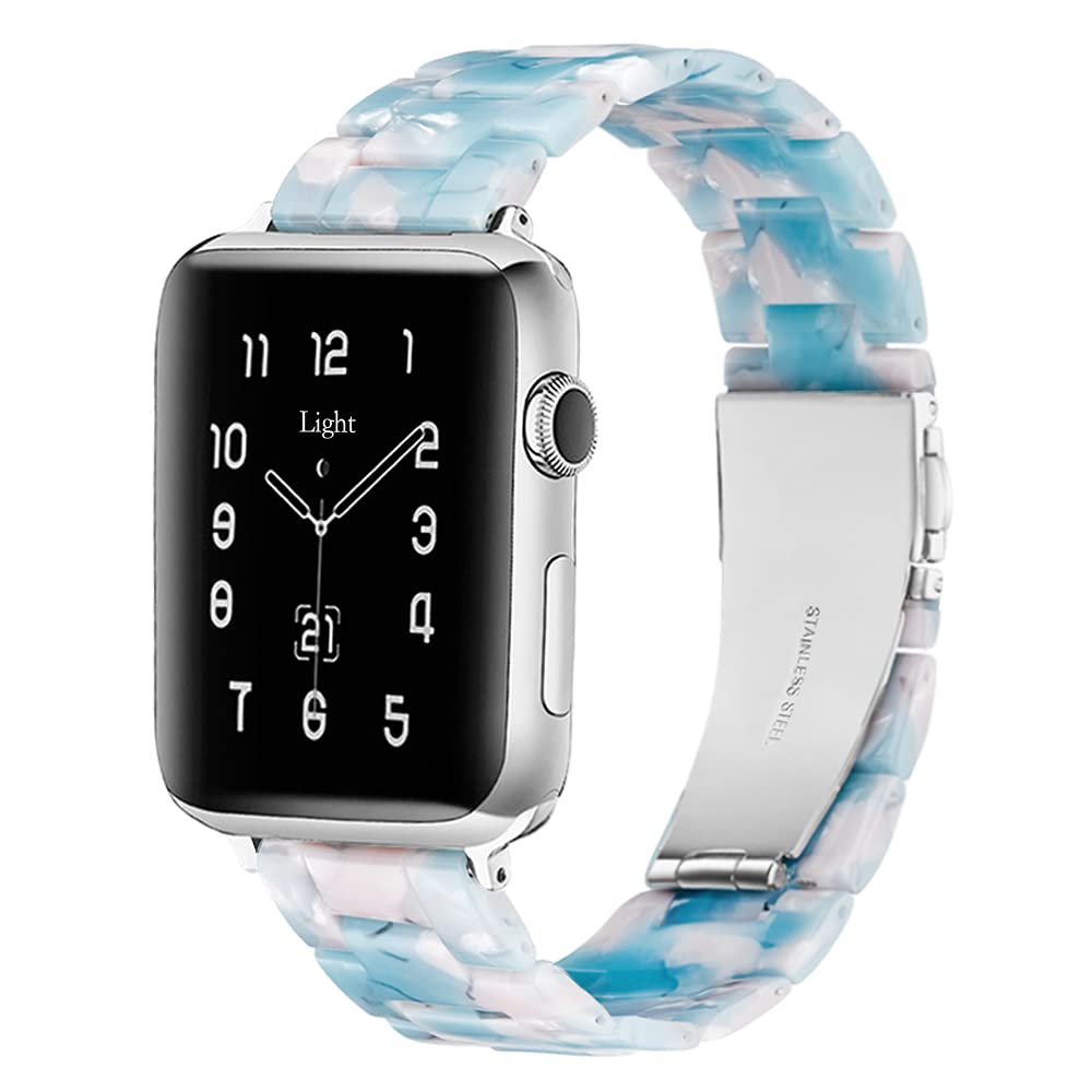 Light Apple Watch Band-Fashion Resin Apple Watch