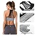 Queenie Ke Women's Medium Support Hand-Knited Nest Back Sport Fast Lane Bra Size M Color Grey Melange