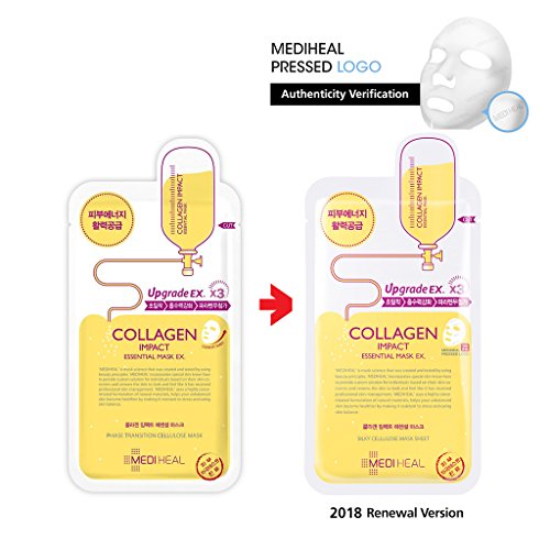 MEDIHEAL Collagen Impact Essential Mask EX. 24ml Pack of 10 - //coolthings.us