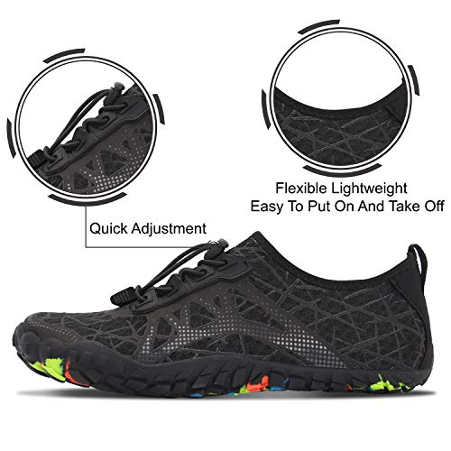Spesoul Womens Mens Water Shoes Outdoor Quick Dry Barefoot Aqua Athletic Shoe for Beach Swim Surf Diving